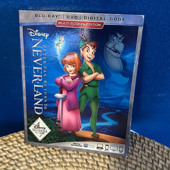 New Disney Peter Pan: Return To Neverland (Blu-ray/DVD/Slipcover)No Digital Code - Picture 2 of 5